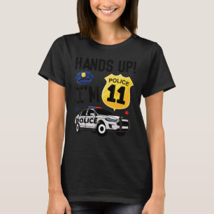11. Geburtstag Polizist Junge elf Jahre alte Poliz T-Shirt