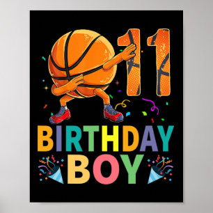 11. Geburtstag Sketll Dabbing 11 Jahre alte Kinder Poster