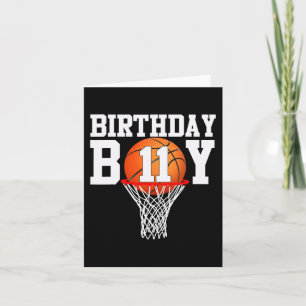 11. Geburtstag Sport 11 Jahre alter Basketball 11 Karte