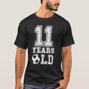 11. Geburtstag Sport 11 Jahre alter Fußball 11 Jun T-Shirt