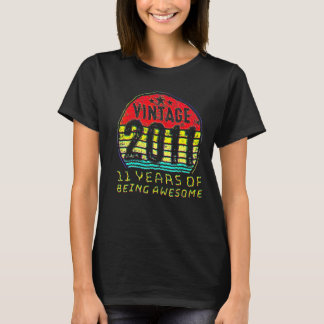 11. Geburtstag Vintage 2011 11. Geburtstag T-Shirt