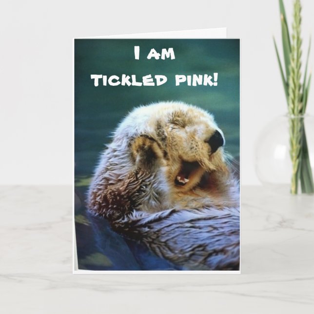 **11. GEBURTSTAG** WOW "DOPPELDIGITS" SAGT OTTER KARTE (Vorderseite)