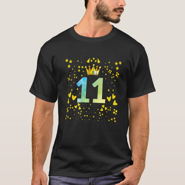 11. Geburtstage   T-Shirt (Vorderseite)