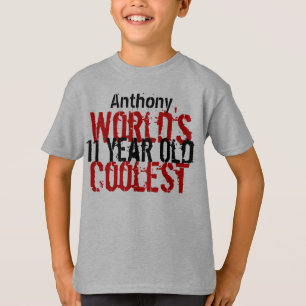 11. Geburtstagsgeschenk der Coolststen 11-Jährige T-Shirt