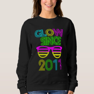 11. Geburtstagsglühen Seit 2011 Vintage Sonnenbril Sweatshirt