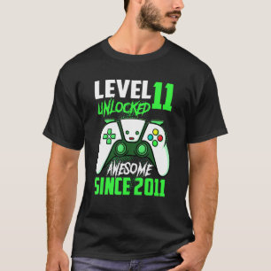 11. Geburtstagsjunge Stufe 11 Entsperrt Phantastis T-Shirt