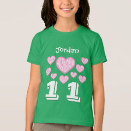 11 Geburtstagskameraden hören Big Number Individue T-Shirt