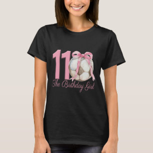 11. Geburtstagsmädchen Fußball Ll Coquette Rosa Sc T-Shirt