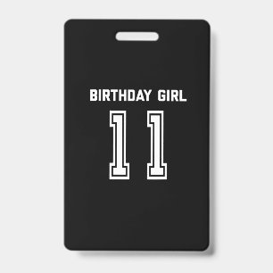 11. Geburtstagsshirt Geschenk 11 Jahre altes Mädch Ausweis