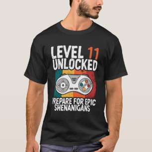 11. Geburtstagsstufe 11 Unverschlossenes Vintages T-Shirt