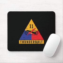 11. gepanzerte "Donnerbolzen"-Division Distressed Mousepad