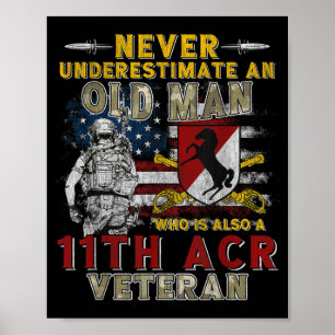 11. gepanzertes Kavallerieregiment Blackhorse Regi Poster