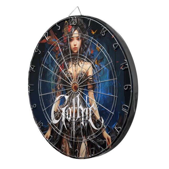 #11 Gothic Spaß  Dartscheibe (Vorderseite rechts)