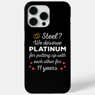 11. Hochzeitstag I - Steel Funny Couple Case-Mate iPhone Hülle