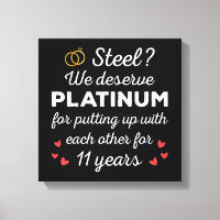 11. Hochzeitstag I - Steel Funny Couple