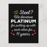11. Hochzeitstag I - Steel Funny Couple