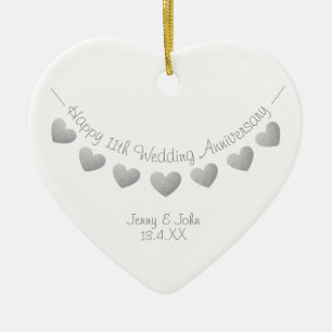11. Hochzeitstil Keramik Ornament