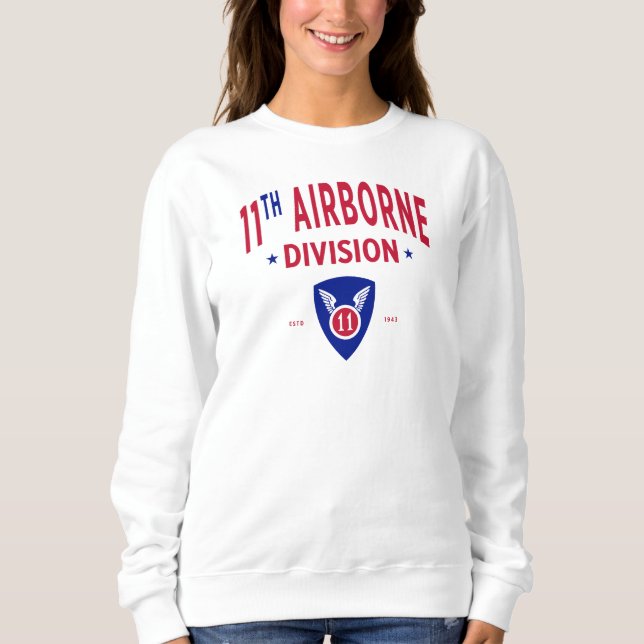 11. Im Flugzeug Abteilung - Militär der Vereinten  Sweatshirt (Vorderseite)