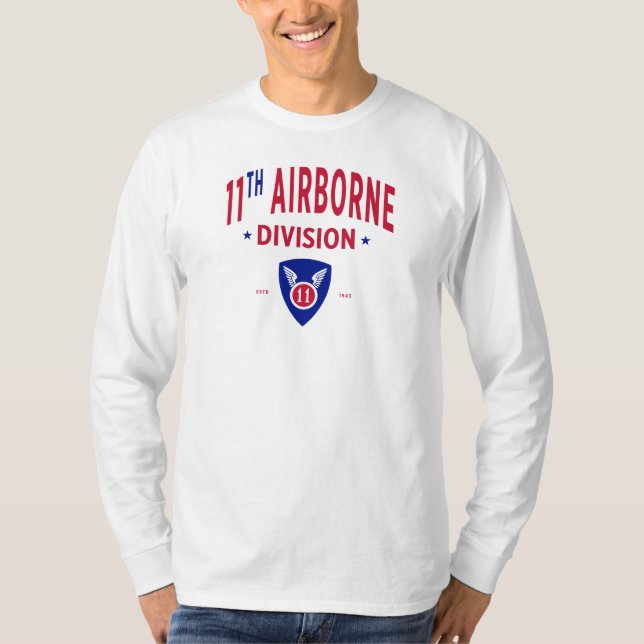 11. Im Flugzeug Abteilung - Militär der Vereinten  T-Shirt (Vorderseite)