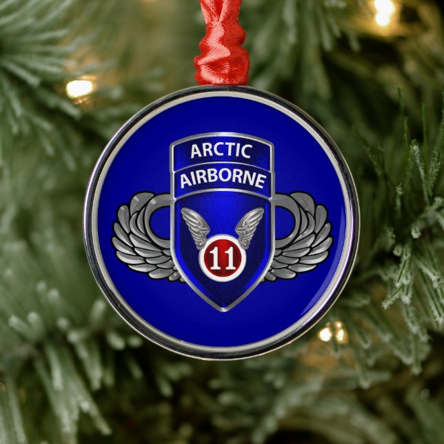 11. Im Flugzeug Abteilung Weihnachten Ornament Aus Metall (Baum)