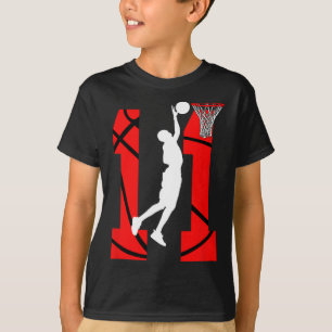 11 Jahre alt 11. Geburtstag Boy Basketball Liebhab T-Shirt