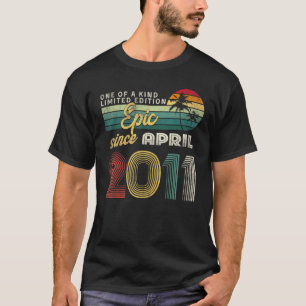 11 Jahre alt 11. Geburtstag Dekoration Epic seit a T-Shirt