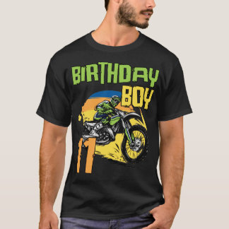 11 Jahre alt Dirt Bike Geburtstagsparty Motocross T-Shirt