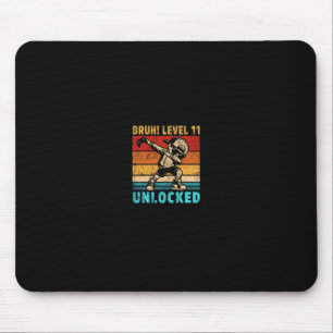 11 Jahre alt Geburtstag Dabbing Junge Bruh 11. Stu Mousepad