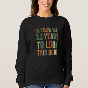 11 Jahre alt Geburtstag Elfte Feier 11 t Sweatshirt
