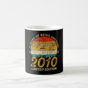 11 Jahre alt Tag 2010 Phantastisch seit 11. Geburt Kaffeetasse