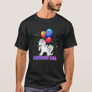 11 Jahre Alte Geschenke Ballon Einhorn 11. Geburts T-Shirt