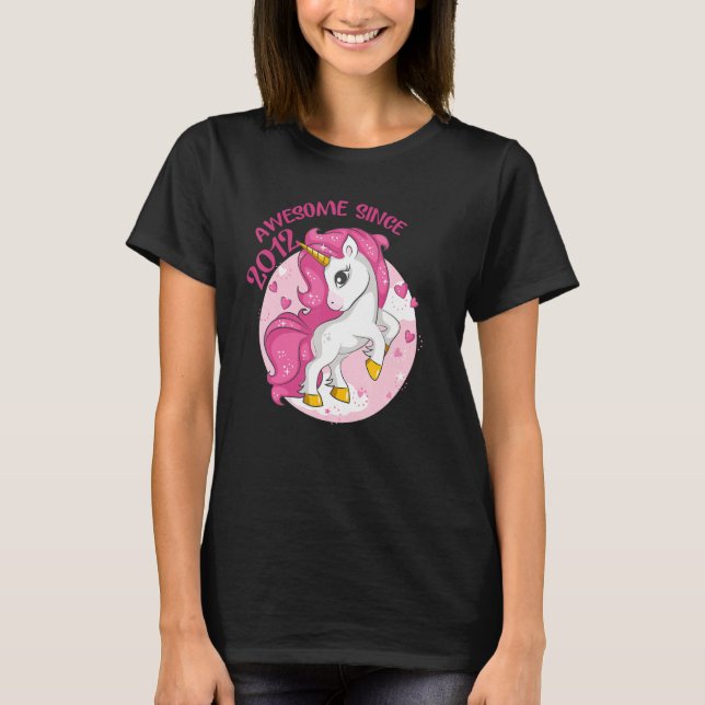 11 Jahre Alte Geschenke Girls Teens Funny Unicorn  T-Shirt (Vorderseite)