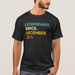 11 Jahre alte Legende Seit Dezember 2011 11. Gebur T-Shirt