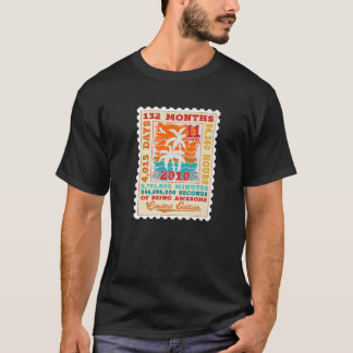 11 Jahre alte Palmenstrand 2010 Retro-Stempel 11T T-Shirt