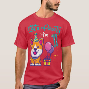 11 Jahre alter Corgi Hund Lover 11. Geburtstag Las T-Shirt