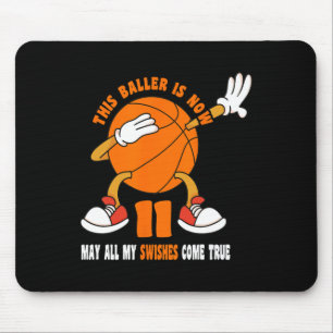 11 Jahre Altes Glück 11. Geburtstag Bysketbyll 11. Mousepad