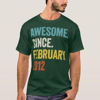 11 Jahre Phantastisch seit Februar 2012 11. Geburt T-Shirt