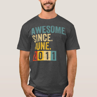 11 Jahre Phantastisch seit Juni 2011 11 Geburtstag T-Shirt