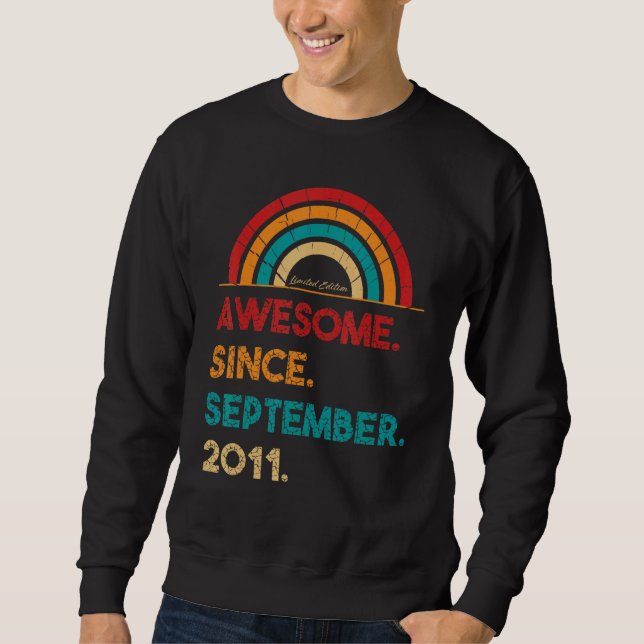 11 Jahre Phantastisch seit September 2011 11. Sweatshirt (Vorderseite)