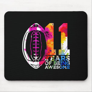 11 Jahre Phantastischer Fußball 11. Geburtstag Mousepad