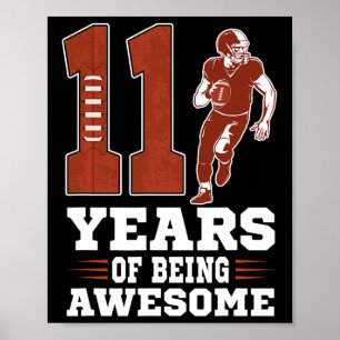 11 Jahre Phantastischer Junge 11. Geburtstag Poster
