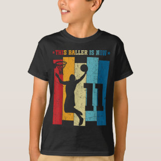 11-jähriger Baseball 11. Geburtstag Junge Baseball T-Shirt