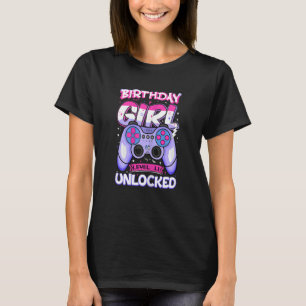 11-jähriger Girl Gamer Level entspannt 11. Geburts T-Shirt