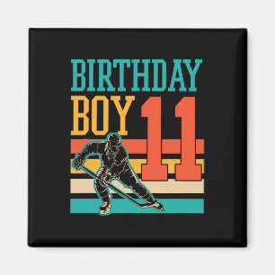 11-jähriges Eishockey unter dem Motto 11. Geburtst Magnet