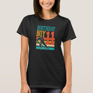 11-jähriges Eishockey unter dem Motto 11. Geburtst T-Shirt