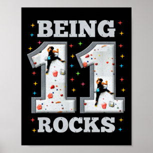 11-jähriges Kletterabenteuer zum 11. Geburtstag Poster