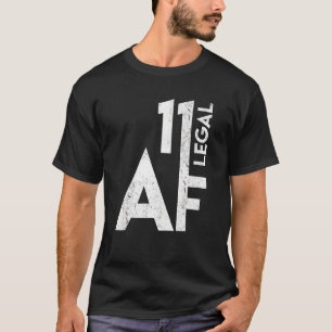 11 Juristische AF Geburtstag 11. Jubiläum 11. Gebu T-Shirt
