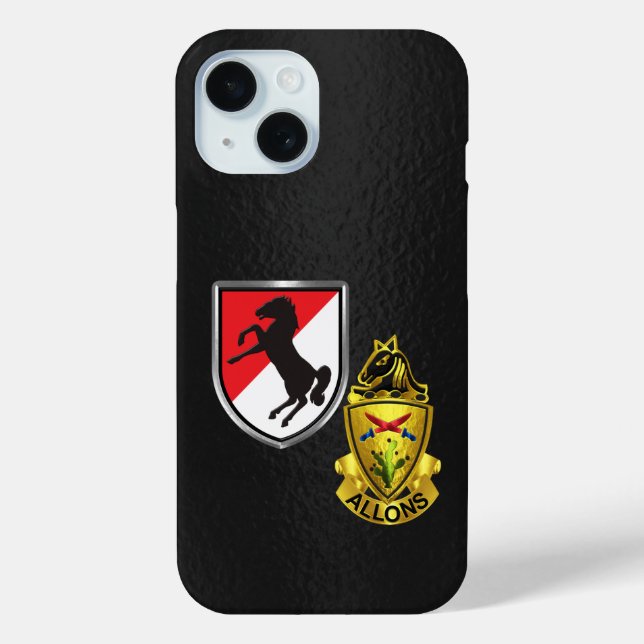 11. Kavallerieregiment Case-Mate iPhone Hülle (Rückseite)
