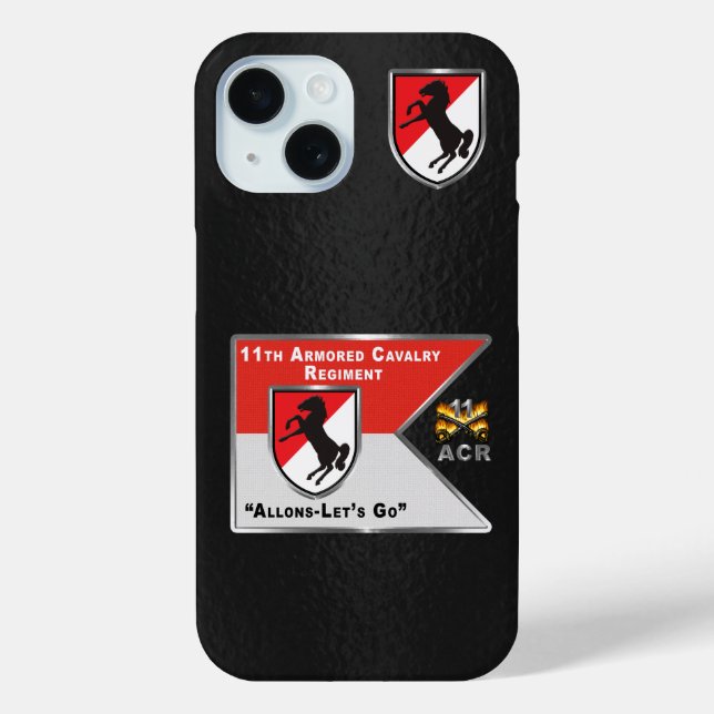 11. Kavallerieregiment Case-Mate iPhone Hülle (Rückseite)