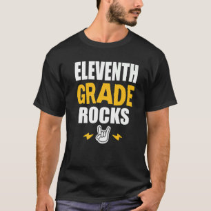 11. Klasse Rocks Back to School Music Teacher Stu T-Shirt